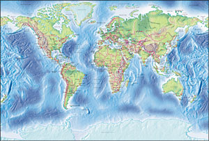 World Relief and Illustrator geo-political map